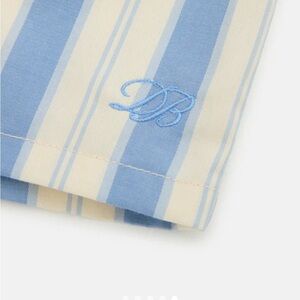 Dairy Boy Garden Bed Boxer Shorts NWT blue pinstripe size S/M